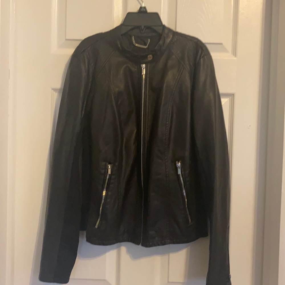 Express faux leather jacket
